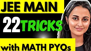 MATH SUPER SHORTCUTS HACKS amp TRICKS to Solve JEE Mains PYQs  JEE 2025 CRACK PYQs in seconds jee [upl. by Sobel]