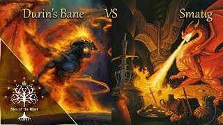 Durins Bane vs Smaug  Who Would Win [upl. by Garwood]