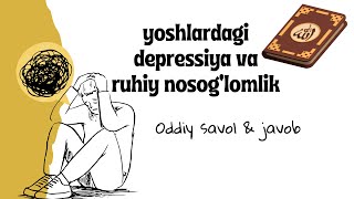 🇺🇿 Depressiya va ruhiy nosoglomlik 🇺🇸 Depression and mental health issues [upl. by Enitsirhk958]