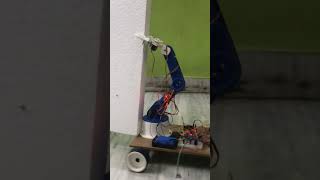 DIY Robotic arm shorts robotics electronics project [upl. by Neelac]