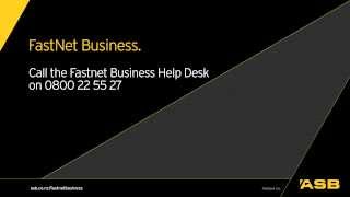 Making payments with ASB FastNet Business [upl. by Hannavas]