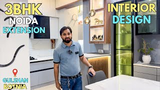 3BHK Luxurious Interior Design  Gulshan botnia Small Budget Big makeover interiordesign [upl. by Allenod328]