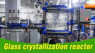 Glass crystallization reactor working process Shorts [upl. by Minerva]