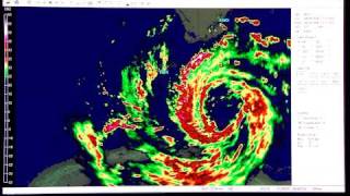 Hurricane RITA  Key West Florida KBYX Radar Loop  September 20 2005 [upl. by Okime199]