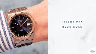 NEW Great GOLD Blue Addition To PRX by Tissot [upl. by Nahej]