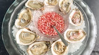 Classic Shallot Mignonette Recipe [upl. by Gregoire]