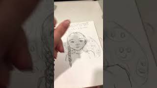 Drawing Kreative Kailyn from her live KreativeKailyn [upl. by Acemahs574]