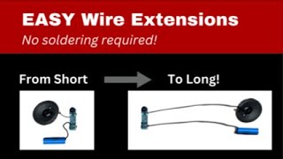 The Easiest Wire Extensions No Soldering Required [upl. by Salomi]