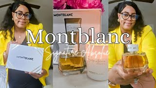 MONTBLANC SIGNATURE ABSOLUE FRAGRANCE REVIEW [upl. by Nryhtak]