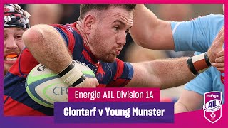 Clontarf v Young Munster  EnergiaAIL Highlights Mens Div 1A Rd 6 [upl. by Hymie]