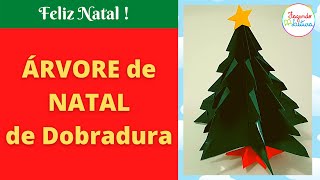 Dobradura de ÁRVORE de NATAL  Fazendo Leitura [upl. by Akoek]