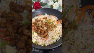 Chicken fried rice friedrice friedricerecipe chinese shorts [upl. by Jorey469]