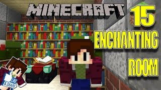 Enchanting Room Bawah Tanah  Minecraft Survival Indonesia 15 [upl. by Eidoow]