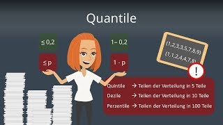 Quantile Quartile berechnen  Statistik [upl. by Geraint]