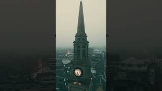 The iconic Falkirk Steeple falkirk scotland historic drone [upl. by Budde889]