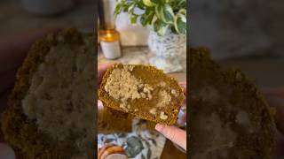 Pumpkin Streusel Coffee Cake with cinnamon butter ☕️🎃🤎🍁recipe fallbaking baking pumpkincake [upl. by Jacinthe]