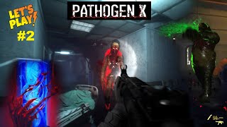 PATHOGEN X ✅ Walkthrough 1  Boss Mind Flayer and Bilious Abomination ✅ PC Steam Horror game 2024 [upl. by Karlise253]