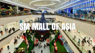 4K SM MALL OF ASIA 2022 Walking Tour  Largest Mall in the Philippines [upl. by Largent]