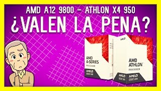 AMD A12 9800  Athlon x4 950 Valen la Pena  PC GAMING [upl. by Kcirtapnhoj]