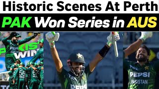 Historic Scenes At Perth  Pak Beat Aus in Aus After 22 Years  Rizwan You Done it  pakvsaus [upl. by Ley]