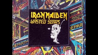 Iron Maiden  Wasted Years Lyrics [upl. by Eedolem]