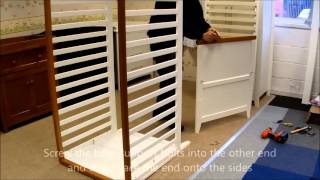 How to build a Mothercare Summer Oak Cot [upl. by Ehcor356]