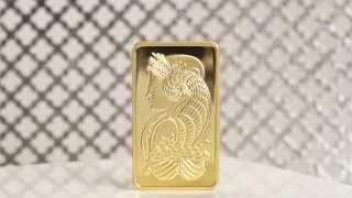 Pamp Suisse Five Ounce Gold Bar [upl. by Enaffit]