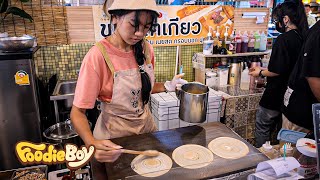 How to Make Thai Dessert Khanom Tokyo [upl. by Yesdnik943]