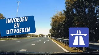 Rijschool Start Driving  Invoegen en uitvoegen snelweg [upl. by Marcellus]