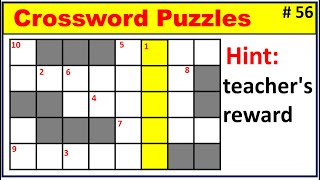 Crossword Puzzle for Beginners 56🤔  simple puzzle questions  easy crossword puzzles for beginners [upl. by Waers3]