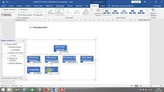 Créer un organigramme sur Word [upl. by Aufmann]