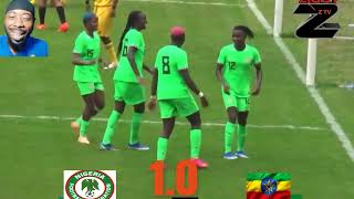 SUPER FALCON4 Vs 0ETHIOPIA 40highlights and goals in Abuja women qualify for Olympics [upl. by Ataynik542]