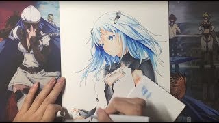 Drawing Lacia レイシア from Beatless ビートレス [upl. by Ranson]