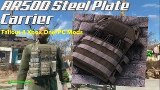 AR500 Steel Plate Carrier Fallout 4 Xbox OnePC Mods [upl. by Enneire]