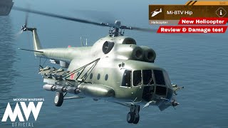 Mi8TV Hip  New Helicopter 🚁 full review amp damage test🔥 Modern Warships [upl. by Omik]