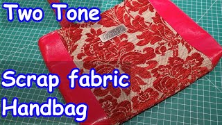 How to sew a zippered pocket Handbag add internal zippered pocket to vinyl amp upholstery fabric bag [upl. by Peria320]