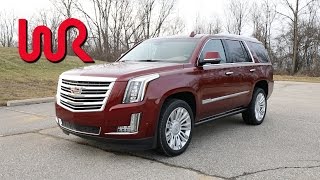 2017 Cadillac Escalade 4WD Platinum  POV Test Drive amp Review [upl. by Nissensohn]