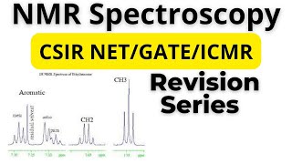 NMR Spectroscopy principle and application  CSIR NET unit 13  Revision series [upl. by Nuhsyar]