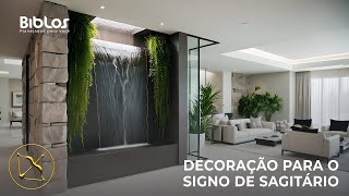 Como é a Decoração para o Signo de Sagitário Por Biblos Planejados [upl. by Zel120]