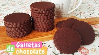 Como hacer galletas de chocolate  Mi tarta preferida [upl. by Kalindi]