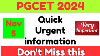 PGCET 2024 Option Entry Date  PGCET 2024  KEA PGCET 2024 Option Entry Schedule PGCET 2024 Updates [upl. by Ronoc65]