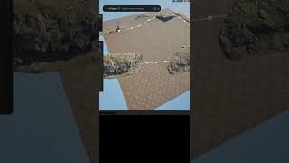 UE5 Curve Scatter with Dash unrealengine5 3d gamedevelopment [upl. by Cynth]