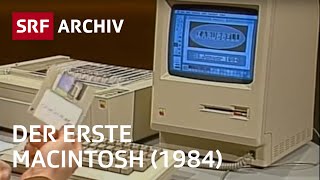 «Macintosh 128k» von Apple 1984  Test erster Macintosh  SRF Archiv [upl. by Odlopoel]