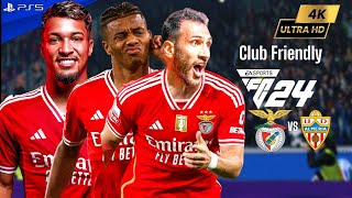 EA FC 24  SL Benfica vs UD Almeria  Preseason 2024 ft Cabral Barreiro Neres  PS5™ 4K60 [upl. by Tomkins]