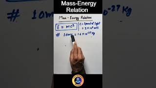 Mass Energy Relation  Einstein Equation physics neet jeemains science [upl. by Ennovyhc]