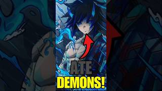 Why dont demon slayers eat demons demonslayer shorts [upl. by Okomom]