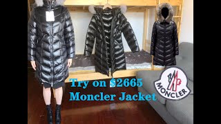 Moncler Fulmarus long down jacket for women reivew by Bootsfy [upl. by Elston]