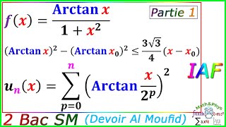 Dérivabilité  Inégalité des Accroissements Finis  2 Bac SM  Exercice 8 [upl. by Asserat]