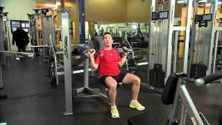 Life Fitness Pro2 Series Shoulder Press Instructions [upl. by Madalena]