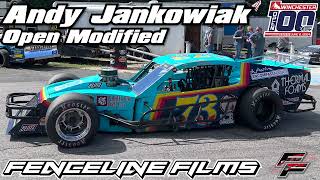 Andy Jankowiak Open Modified Monadnock Speedway Winchester 100 2024 [upl. by Arhsub188]